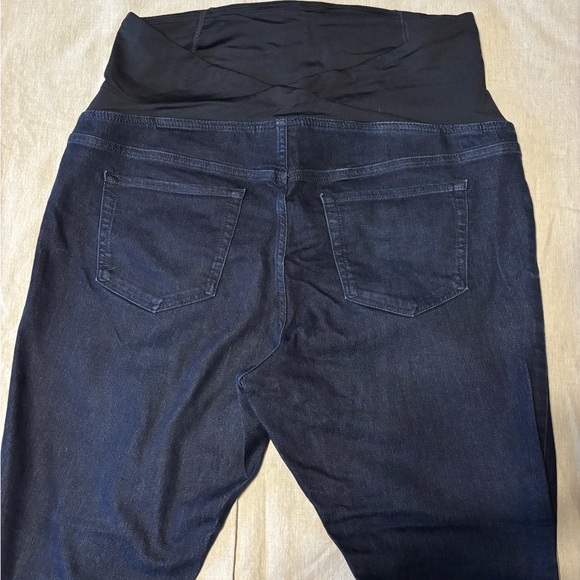 Isabel Maternity by Ingrid & Isabel Dark Blue Jeggings Size 16 Plus Size - Picture 4 of 5